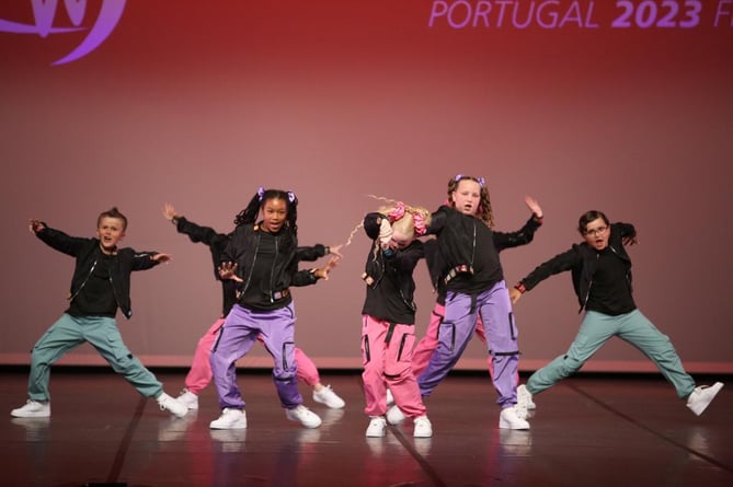 The small hip hop team under 10s at last year's finals