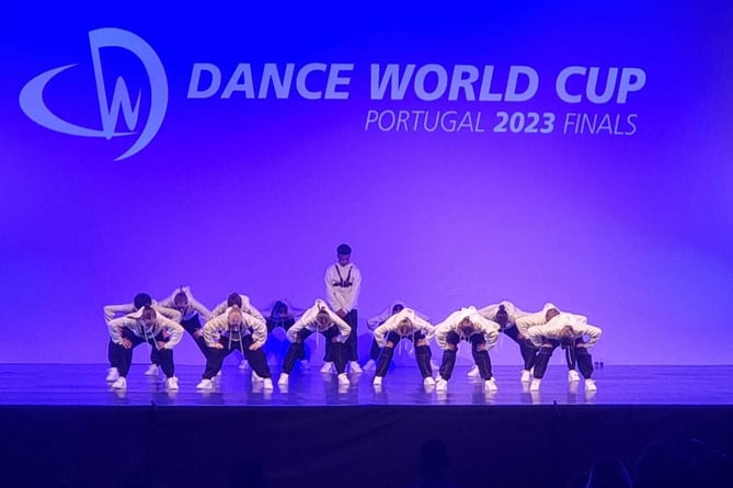 SV Elite dancers at last year's finals in Portugal