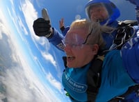 A skydive to remember a son