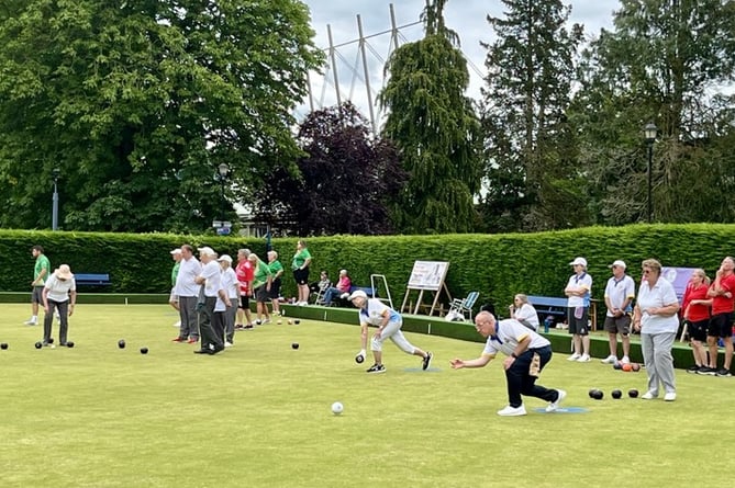 Open Fours competition, Woking Park Bowls Club, June 16th 2024.