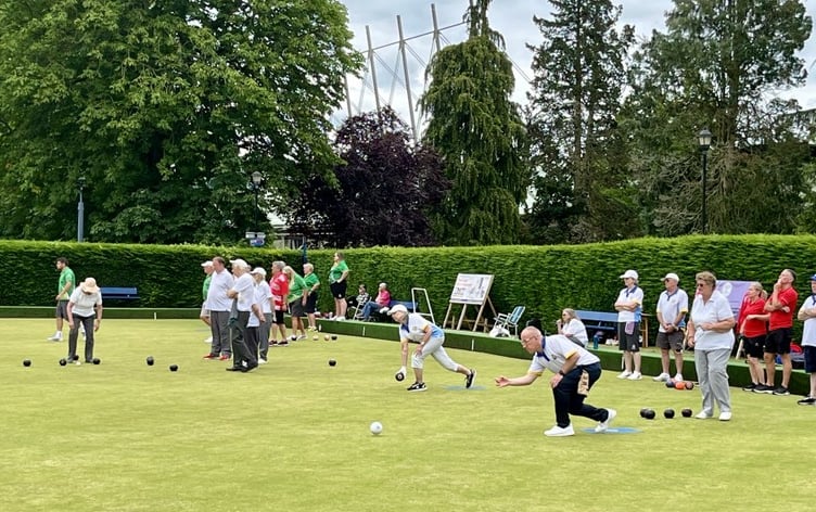 Open Fours competition, Woking Park Bowls Club, June 16th 2024.