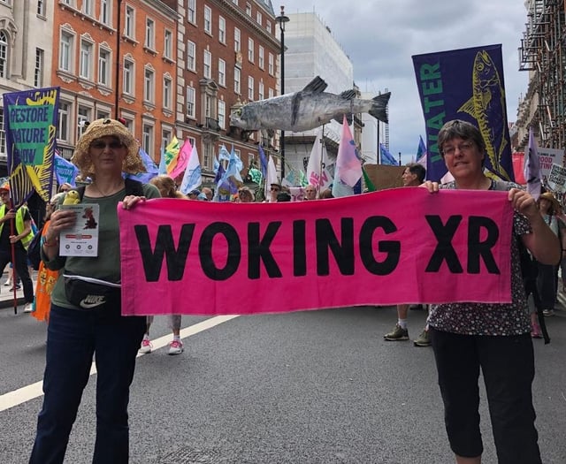 Woking campaigners join march to Restore Nature Now