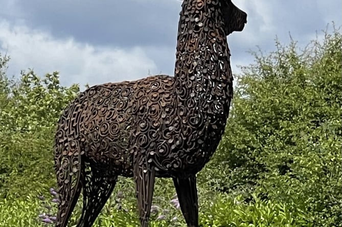 West End stag sculpture