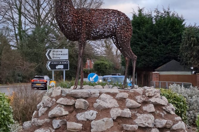 Stag sculpture West End