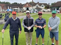 Generous golfers tee up £6k for charity