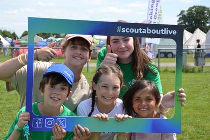 Woking Scouts join Surrey Scoutabout
