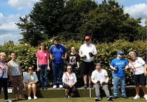 Bowling Club welcomes charity to the green