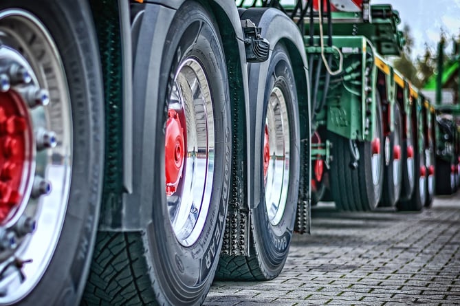 Heavy load stock image