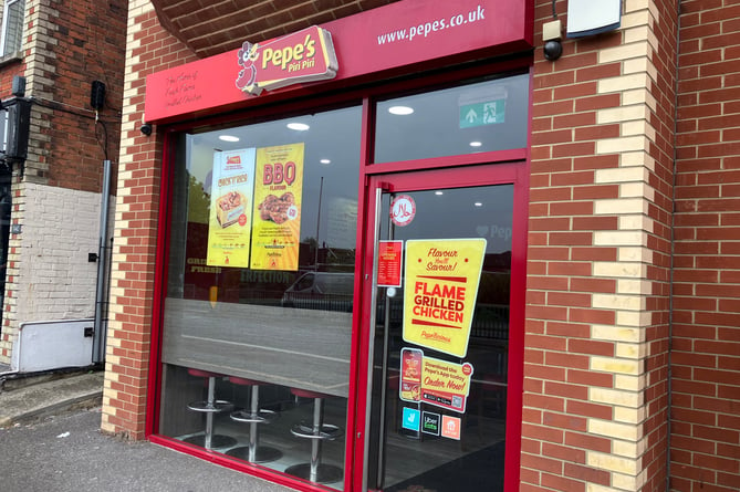 Pepe's Piri Piri shop front Guildford