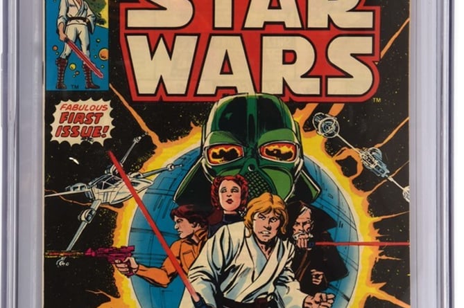 Star Wars comic book with an iconic cover by Howard Chaykin