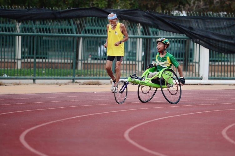 Paralympics stock image