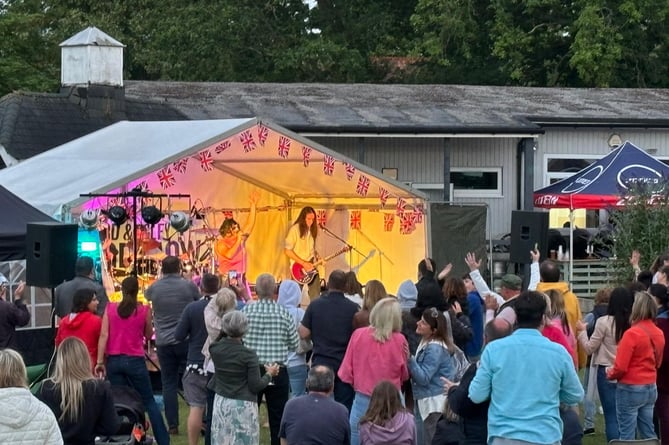 This Is Queen performs at the show (Pyrford and Wisley Village show)