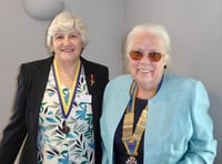 Rotary Club's new president and swimathon update