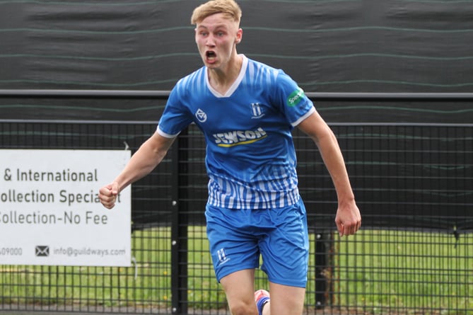 Elliott York scored two goals for Sheerwater (Photo: Dan Eicke)