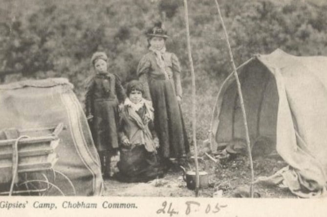 Gipsies' camp Chobham Common