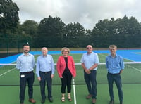 West Byfleet tennis courts reopen after renovation