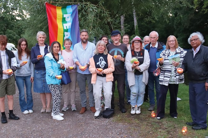 Hiroshima ceremony Woking