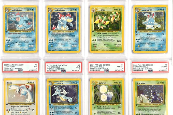 Pokémon French Neo Genesis 1st edition holo set