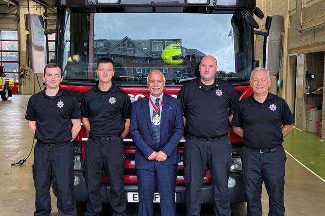 Surrey Fire and Rescue Service honour the work of emergency services 