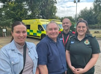 Woking man reunited with life-saving team