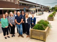 Vibrant planter displays help brighten St Peter's Hospital 