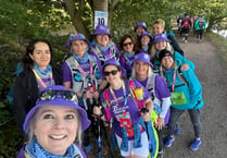 Path of glory: Determined 'Pacers' raise £15k for charity 