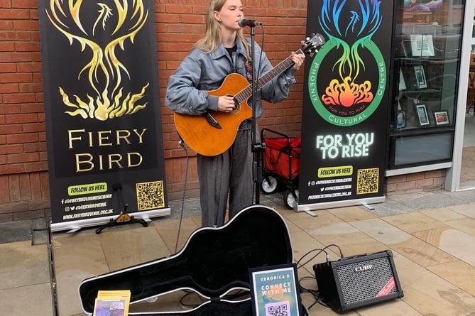 Busker from Phoenix Cultural Centre