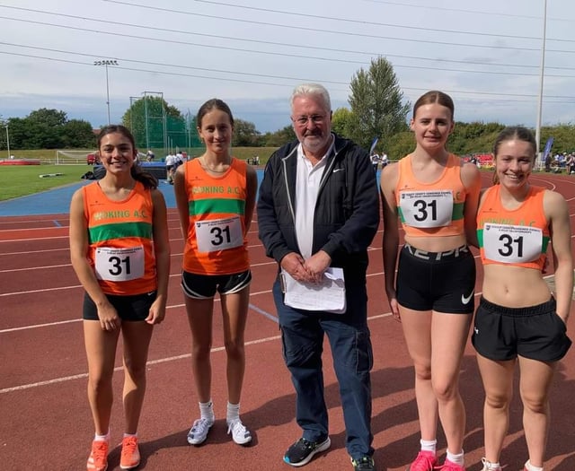 Four medals for Woking at Surrey County Relay Championships