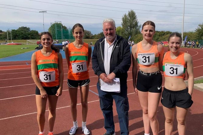 From left: Eleanor Buckle, Mia Reeves, Joe Holden, Chloe Moore and Izzy Wright.