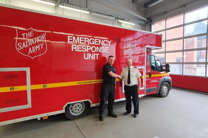 The new catering van Woking Fire Station