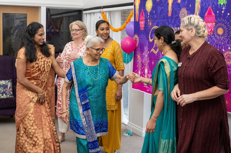 Elsa Paul, Anjana Patel, Shoba Mathew, Rebeka Cakste at Greenview Hall, Woking, Surrey, 1st November 2024