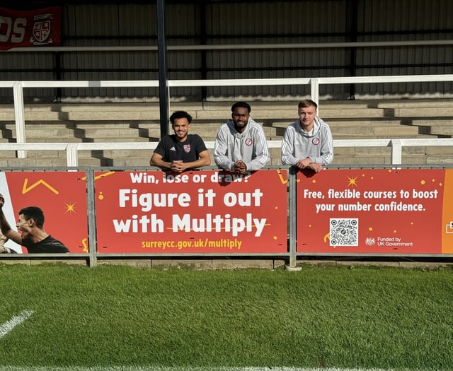 Woking FC backs Multiply campaign to boost adult numeracy in Surrey