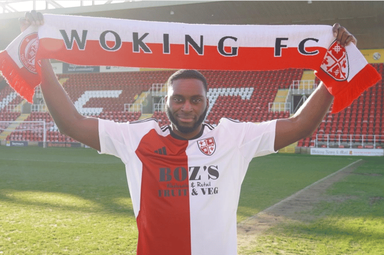 Inih Effiong, Woking FC, December 6th 2024.