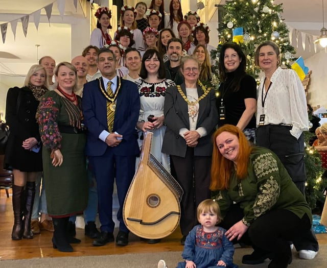 Festive cheer lifts war gloom for Ukrainian refugees in Woking