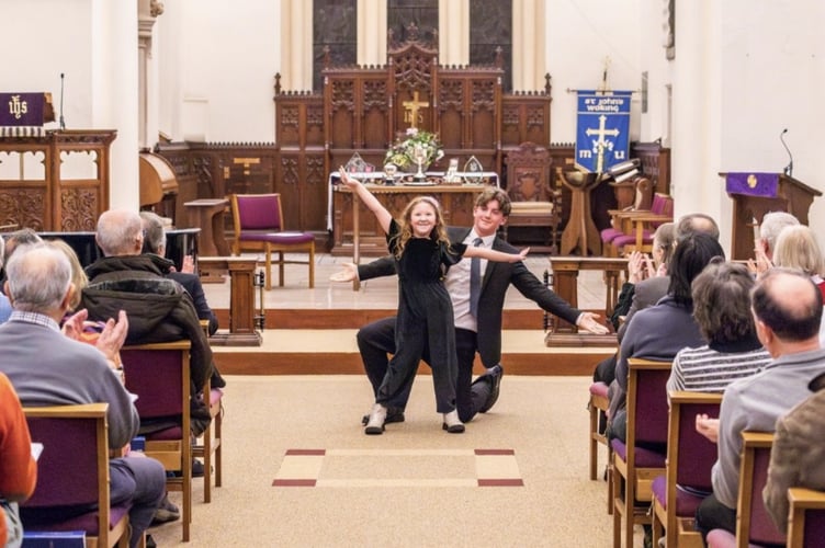 Jack and Darcey Dwyer were awarded the Sandra Bedford Memorial Award for the most memorable performance of the year in 2024