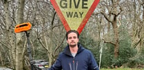 The Sign Guy brings his shine and sparkle to Farnham's road signs