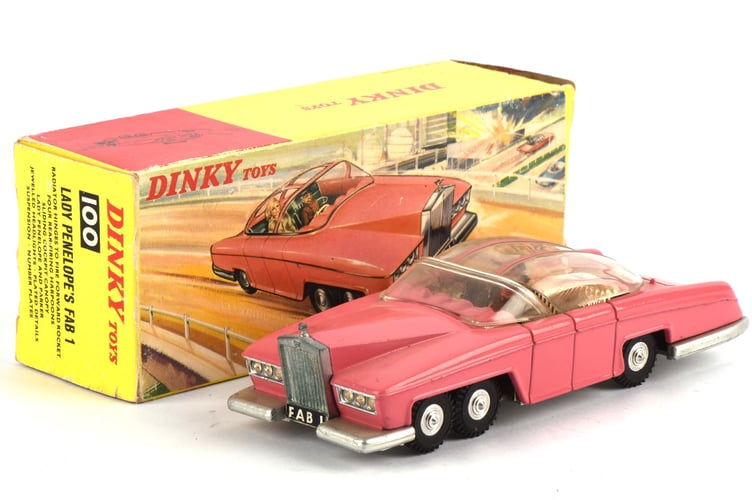 A Dinky 100, 'Lady Penelope's Fab 1' die-cast vehicle 