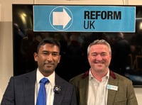 Reform UK party hosts event at former Conservative Club in Farnham